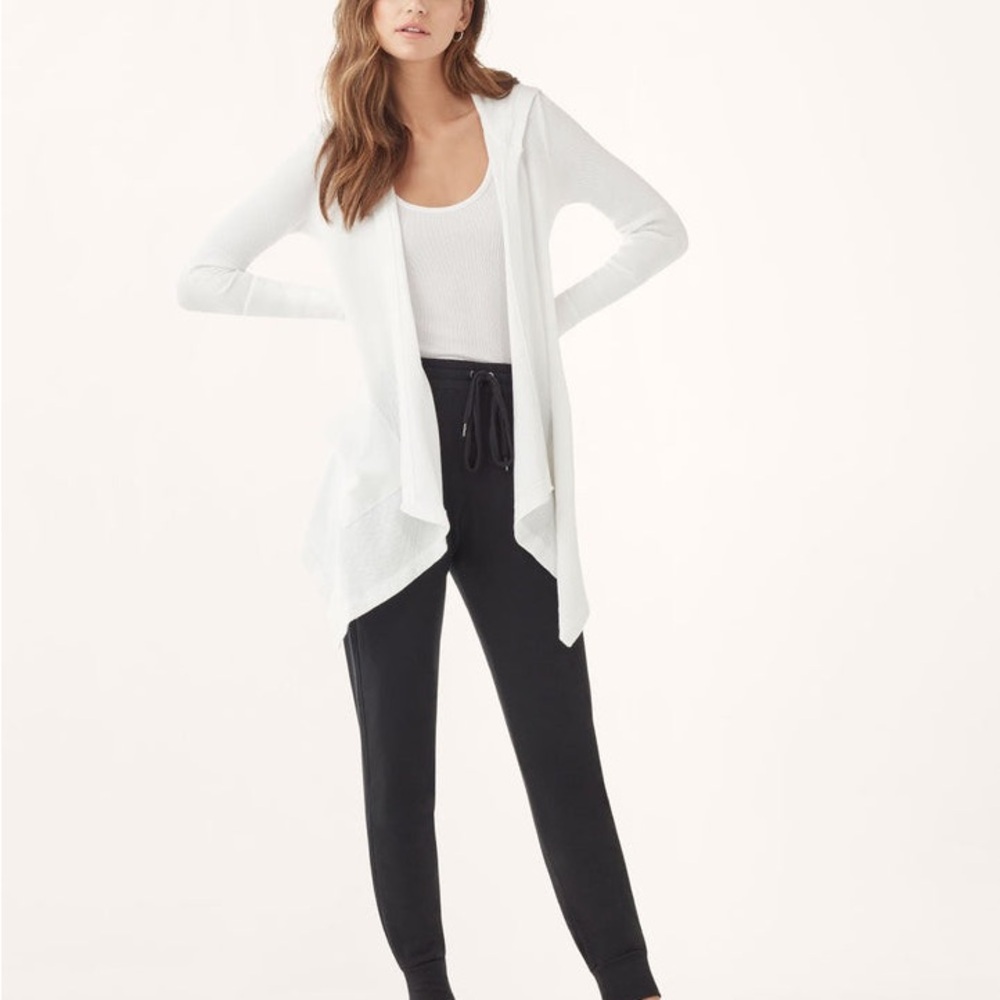 Splendid White Open-Front Sweater - Picture 4 of 9